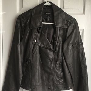 EUC FAUX LEATHER JACKET